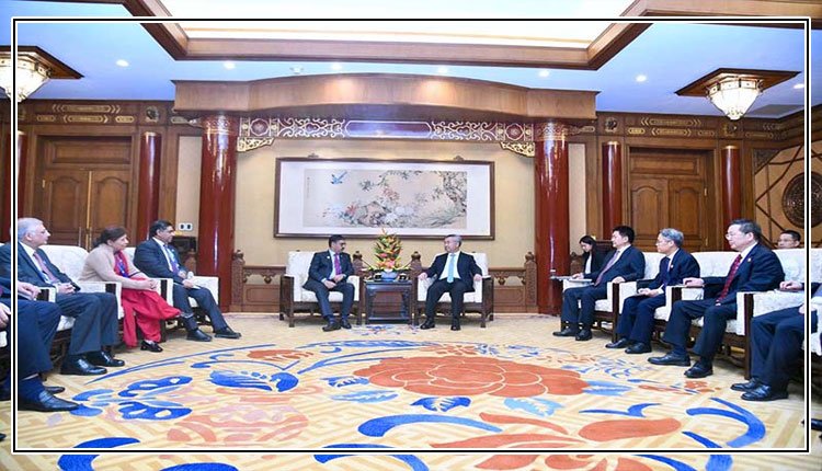 Caretaker Prime Minister’s Meeting with Mr. Li Xi, Member of the Standing Committee of Politburo of Communist Party of China