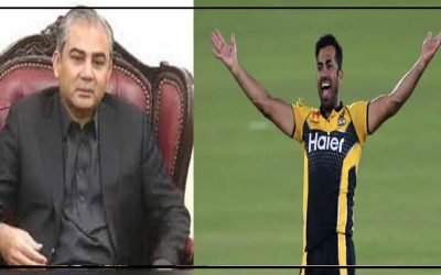 نگران وزیرکھیل وہاب ریاض کی منصب سنبھالنے کےلئے پاکستان آمد