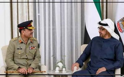 آرمی چیف جنرل عاصم منیر کی اماراتی صدر سے ملاقات، دو طرفہ امور پر تبادلہ خیال