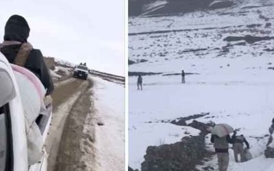 بلوچستان؛ اے این ایف نے برف میں چھپی منشیات فیکٹری سے سیکڑوں کلو چرس برآمدکر لی
