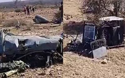 بھارتی فضائیہ کے دو جنگی طیارے تصادم کے بعد گر کر تباہ