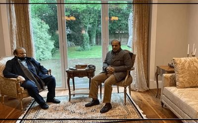 وزیراعظم شہبازشریف اور نواز شریف کی جنیوا میں ملاقات، سیاسی صورتحال پر گفتگو