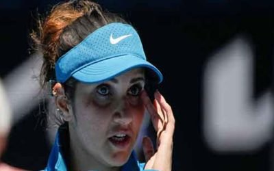 ثانیہ مرزا کیرئیر کے آخری میچ کے بعد گفتگو کے دوران وہ آبدیدہ ہوگئیں