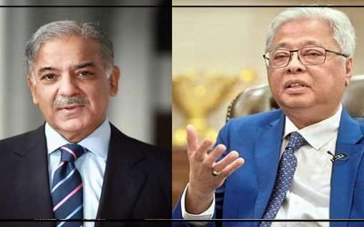 وزیراعظم شہباز شریف کی ملائیشین ہم منصب کو وزارت عظمی کا منصب سنبھالنے پر مبارک باد