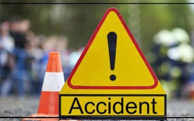 حیدرآبادمیں ٹریفک حادثہ 2 مسافر جاں بحق، 5 زخمی