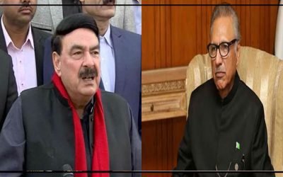 شیخ رشید نے صدر عارف علوی سے استعفے کا مطالبہ کر دیا