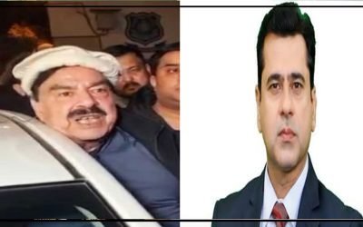 شیخ رشید احمداور اینکر عمران ریاض خان گرفتار