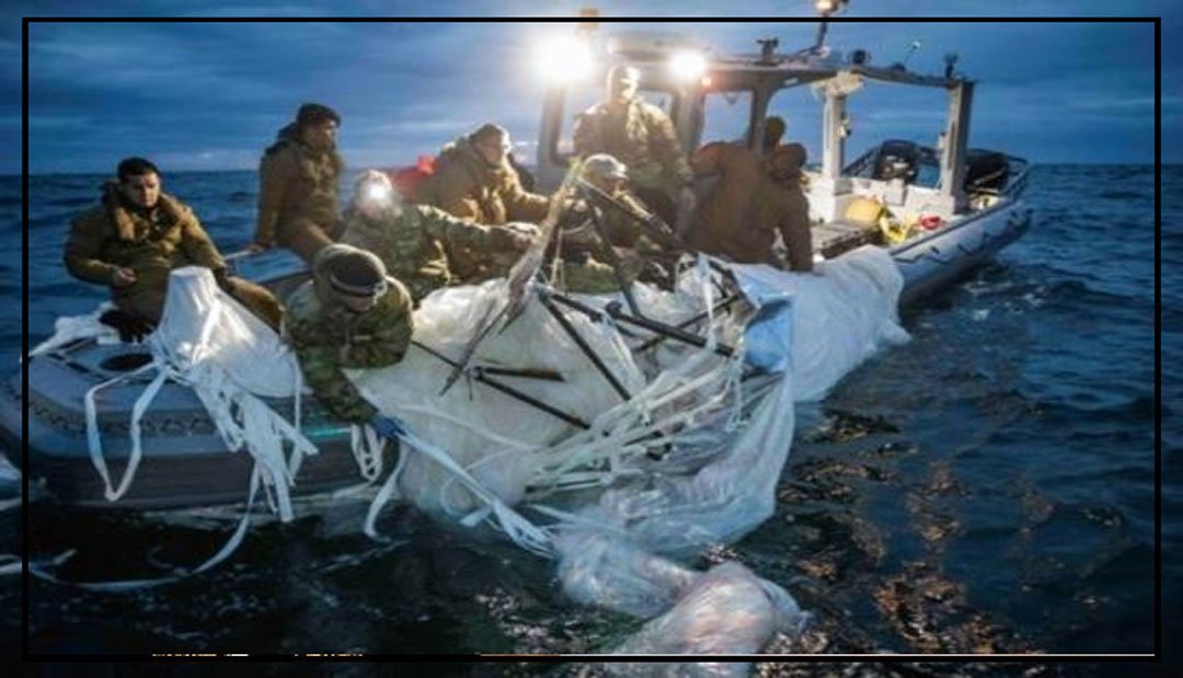 امریکا میں گرائے گئے چینی غبارے کے سینسربرآمد، خلائی مخلوق کا امکان مسترد