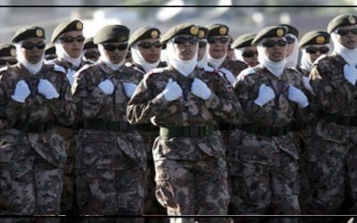 سعودی عرب میں خواتین کی پہلی بار فوجی پریڈ میں شرکت