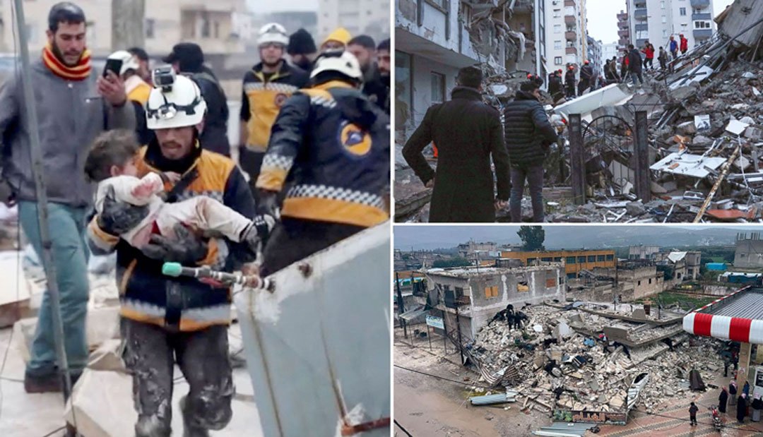 ترکیہ اور شام میں المناک  زلزلےسے  ہلاکتوں کی تعداد 5021 ہوگئی