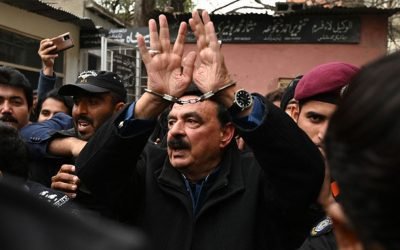 شیخ رشید ایک دن کے  راہداری ریمانڈ پر مری پولیس کے حوالے