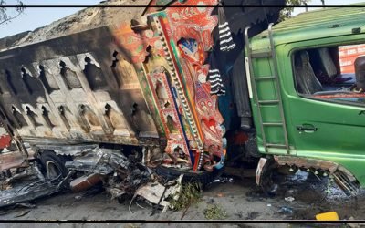 کمالیہ : تیز رفتار ڈمپر کی رکشہ کو ٹکر ، ایک شخص جاں بحق، 2 افراد زخمی