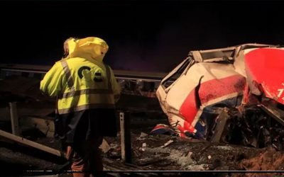 یونان :دو ٹرینوں میں خوفناک تصادم 32 افراد ہلاک، درجنوں زخمی