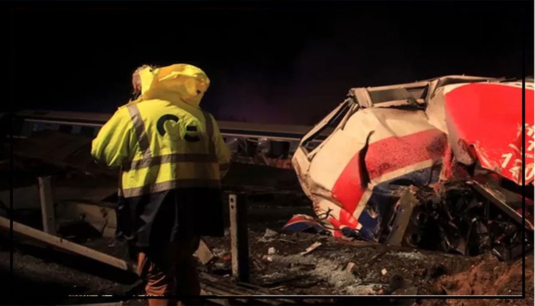 یونان :دو ٹرینوں میں خوفناک تصادم 32 افراد ہلاک، درجنوں زخمی