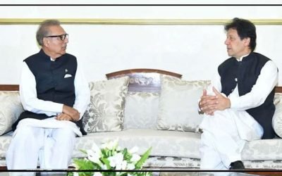 صدر مملکت ڈاکٹر عارف علوی زمان پارک پہنچ گئےعمران خان سے ملاقات