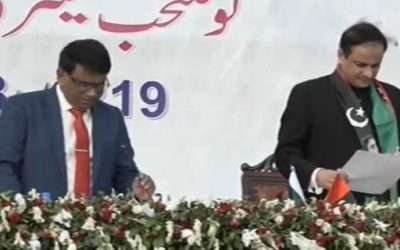 مرتضیٰ وہاب نے میئر کراچی کے عہدے کا حلف اٹھا لیا