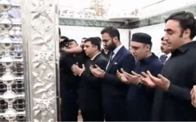 بلاول بھٹو کی شیخ عبدالقادر جیلانی کے مزار پر حاضری