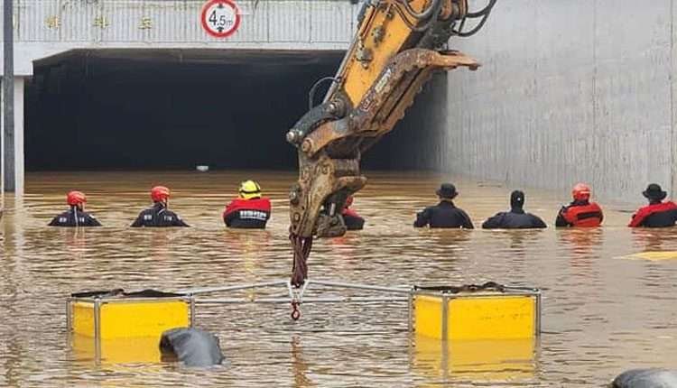 جنوبی کوریا میں پانی سے بھری سرنگ سے 13 لاشیں برآمد