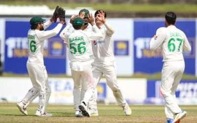 گال ٹیسٹ ، پاکستان کیخلاف سری لنکا کی پوری ٹیم312 رنز پر ڈھیر