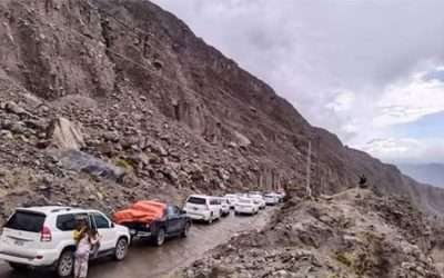 لینڈ سلائیڈنگ ،گلگت سے چلاس تک شاہراہ قراقرم 20 مقامات پر بند