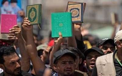 سویڈن میں قرآن مجید کی بے حرمتی ، ملک بھر میں احتجاجی مظاہرے