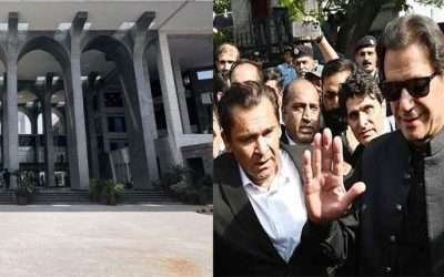 چیئرمین پی ٹی آئی کی کیسز دوسری عدالتوں میں منتقل کرنے کی درخواست دائر