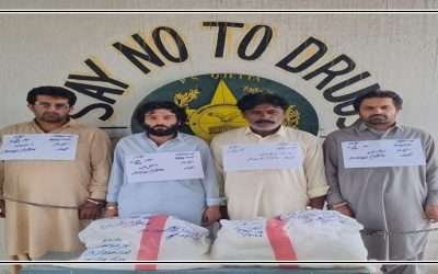 اے این ایف کی کارروائیاں، دوغیر ملکی باشندوں سمیت8ملزمان گرفتار ، منشیات برآمد