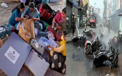 بھارت: مغربی بنگال میں بلدیاتی انتخابات میں سیاسی کارکنان میں جھڑپیں،  18ہلاک