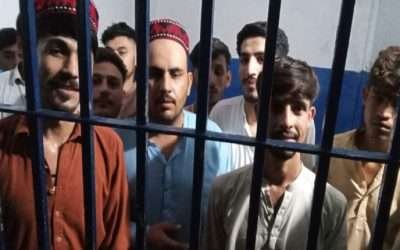 غیر قانونی طور پر پاکستان میں داخلے کی کوشش ، 10 افغان باشندے گرفتار