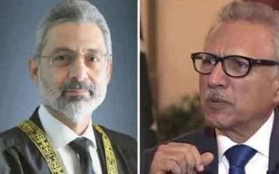 صدر مملکت کل نامزد چیف جسٹس قاضی فائز عیسیٰ سے حلف لیں گے