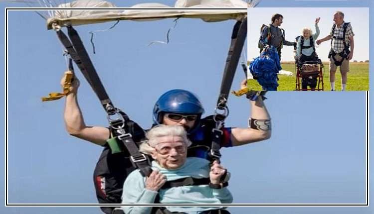 امریکہ کی 104 سالہ خاتون اسکائی ڈائیور بن گئیں