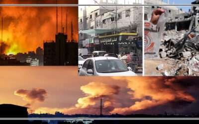 فلسطین اسرائیل جنگ کا بائیسواں روز، لائیو اپ ڈیٹس