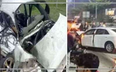 ویگن اور ڈمپر میں تصادم  3 افراد جاں بحق