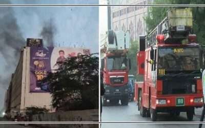 کراچی، کمرشل عمارت میں آتشزدگی سے 9 افراد جاں بحق متعدد زخمی