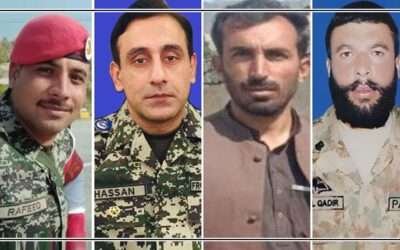 سیکیورٹی فورسز کی  دہشت گردوں کیخلاف کارروائی، لیفٹننٹ کرنل سمیت چار فوجی جوان شہید