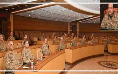 پاک فوج عام انتخابات میں الیکشن کمیشن کو مطلوبہ تعاون فراہم کرے گی،کورکمانڈرز کانفر نس