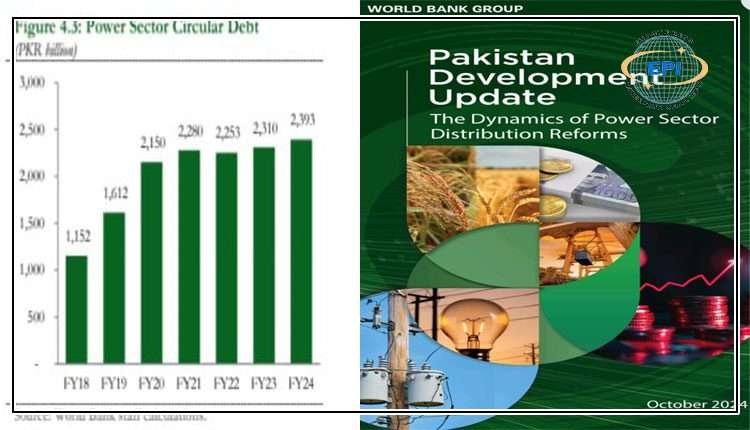 عالمی بینک کاپاکستان کےپاور سیکٹرکےسرکلرڈیٹ میں اضافےپر تحفظات کا اظہار