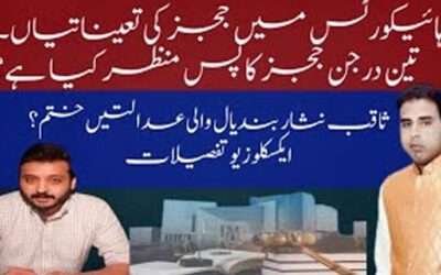 ہائیکورٹس میں ججز کی تعیناتیاں۔۔۔تین درجن ججز کا پس منظر کیا ہے؟