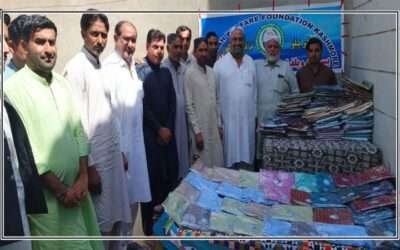 کشمور،مستحق افراد میں نئے کپڑے تقسیم کرنے کی تقریب