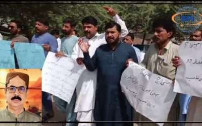 پڈعیدن ،صحافی قاضی ذوالفقار پر قاتلانہ حملہ کیخلاف صحفی برادری سڑکوں پرآگئی