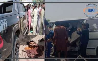 پڈعیدن :ویگو ڈالے اور وین  کے درمیان خوفناک تصادم،4افراد جاں بحق 7  شدید زخمی