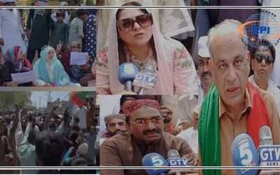 سندھ:این اے 213 ضمنی الیکشن: سیاسی سرگرمیوں میں شدت ، امیدوار  کا ڈی آر او آفس کے سامنے دھرنا