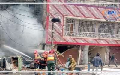 لاہور: دکان میں سلنڈر پھٹنے سے آتشزدگی، 5 افراد جھلس کر جاں بحق، 5شدید زخمی