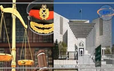 سپریم کورٹ : فوجی عدالتوں میں سویلینز ٹرائل کو غیر آئینی قرار دینے کا فیصلہ کالعدم قرار