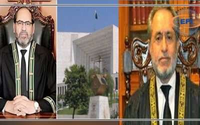 آرمی ایکٹ کا اطلاق صرف مسلح افواج کے اہلکاروں پر ہوتا ہے،ججز کا اختلافی نوٹ