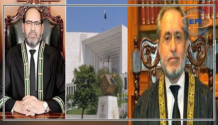 آرمی ایکٹ کا اطلاق صرف  مسلح افواج کے اہلکاروں پر ہوتا ہے،ججز کا اختلافی نوٹ