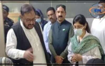 ریجنل ڈائریکٹر محتسب سندھ،حیدرآباد  کا  پریٹ آباد ہسپتال حیدرآباد کا تفصیلی دورہ