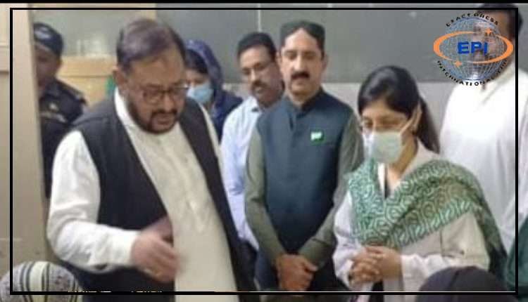 ریجنل ڈائریکٹر محتسب سندھ،حیدرآباد  کا  پریٹ آباد ہسپتال حیدرآباد کا تفصیلی دورہ