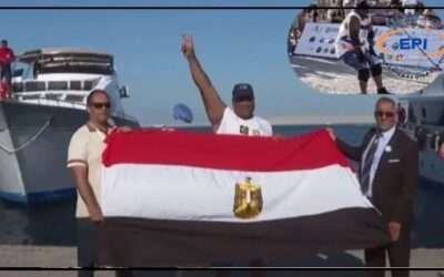مصری پہلوان نے 700 ٹن وزنی بحری جہاز دانتوں سے کھینچ کر حیران کر دیا