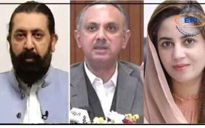 سنگجانی جلسہ کیس :عمر ایوب، شیخ وقاص اکرم اور زرتاج گل کو گرفتار کرکے پیش کرنے کا حکم